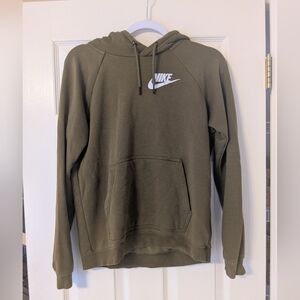 Nike Women's Olive Green Hoodie